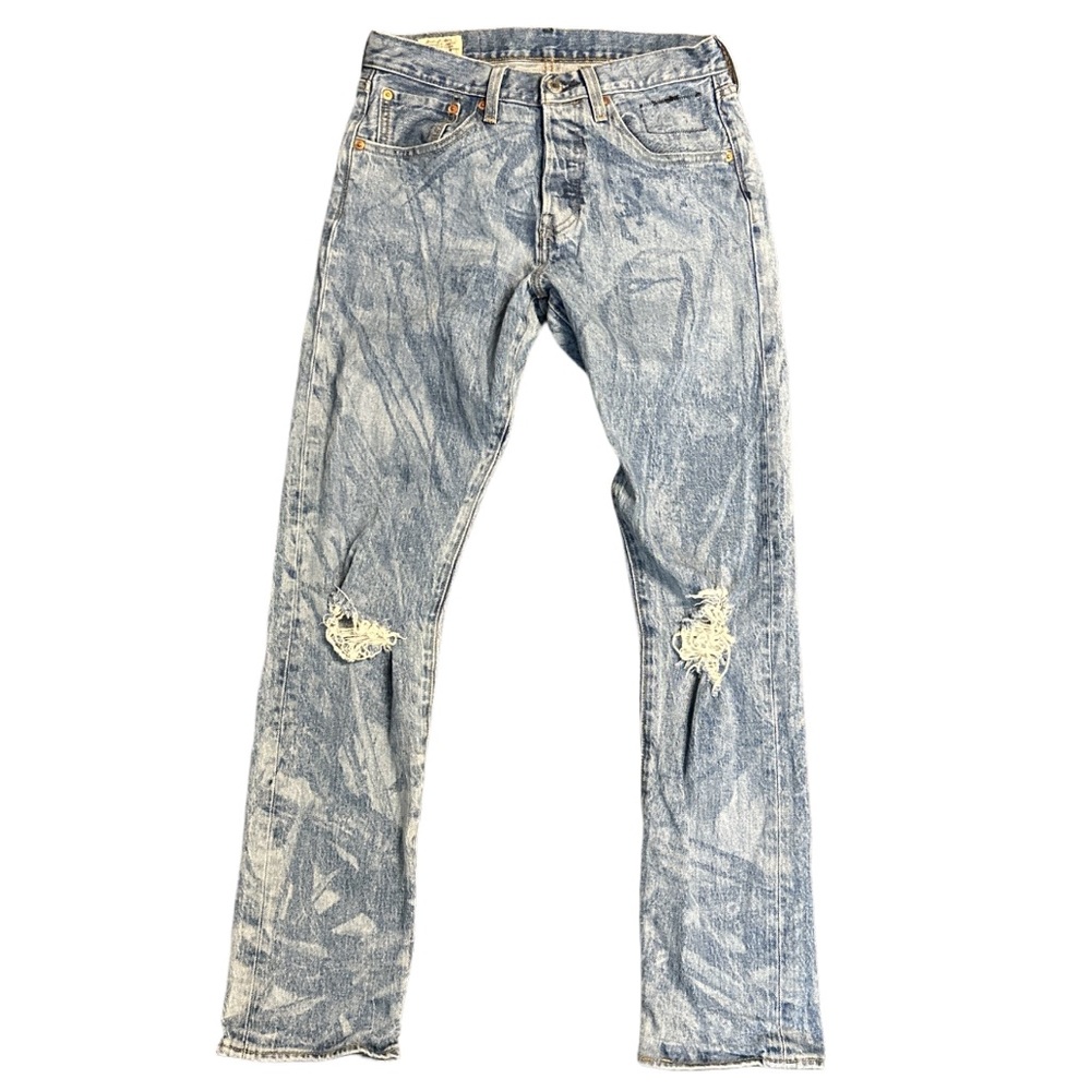 LEVI'S X JT FRESH LEAVES 501 ST men's slim taper jeans, 29x32.